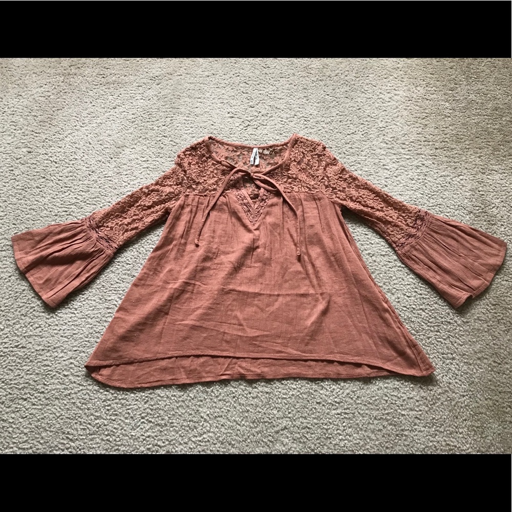 Tannish Flower Top